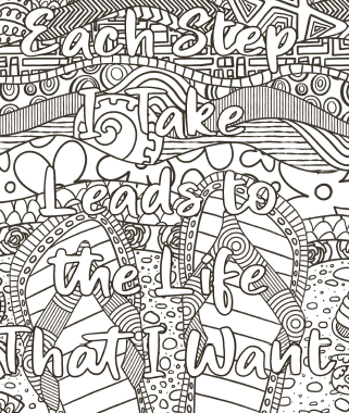 Downloadable - Affirmations Coloring Book